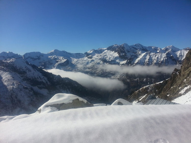 Canali innevati - Rifugio Bozano